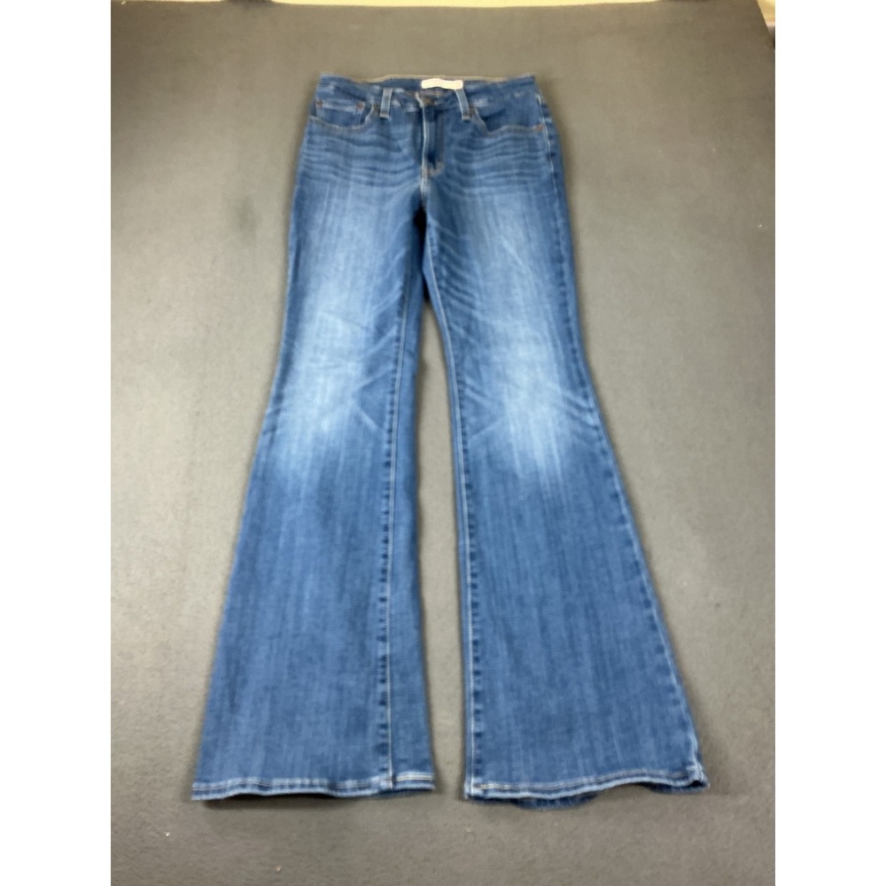 Levis Jeans Womens 29 Blue Flared 726 Flare Stretch Denim 5-Pocket 32 Inseam